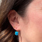 Variance Objects Arizona Turquoise 14k Gold Hook Earrings
