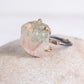 Variance Objects Large Bi Color Tourmaline & Oxidized Silver Ring