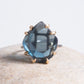 Variance Objects Large London Blue Topaz Ring