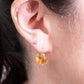 Variance Objects Medium Citrine & 14k Gold Hook Earrings