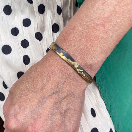 Variance Objects 6mm Gold & Silver Edge Cuff