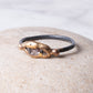Variance Objects Mini Rose Cut Diamond Ring w/Oxidized Silver Band