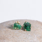Variance Objects Medium Zambian Emerald & 14k Gold Studs