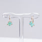 Variance Hand Cut Sm/medium Peruvian Gem Silica &14k Gold Hook Earrings