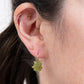 Variance Objects Peridot & 14k Gold Hook Earrings