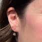Variance Objects Rough Diamond 14k Gold Hook Earrings