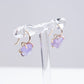 Variance Hand Cut Tanzanite &14k Gold Hook Earrings