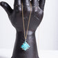 Variance Objects Turquoise & 14k Gold Necklace