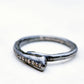 Rosa Maria Britt 2 Oxidized Silver Ring w/Cognac Diamonds