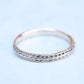 Rusty Thought 10K Gold Etched  Band