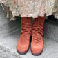 Shoto Suede Boot (Rust) on sale!